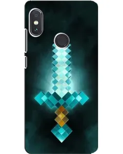 Чехол для Xiaomi Redmi Note 5 Pro с картинкой «Алмазный меч неон»