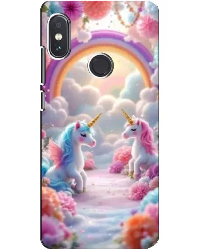 Чехол для Xiaomi Redmi Note 5 Pro с картинкой «Радуга и единороги» Чехол для Xiaomi Redmi Note 5 Pro с картинкой «Радуга и единороги»