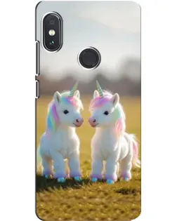 Чехол для Xiaomi Redmi Note 5 Pro с картинкой «Пара единорогов»