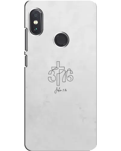 Чехол для Xiaomi Redmi Note 5 Pro с картинкой «Иоанна 3:16 Крест»