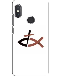 Чехол для Xiaomi Redmi Note 5 Pro с картинкой «Рыба и крест»