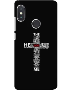 Чехол для Xiaomi Redmi Note 5 Pro с картинкой «Текстовый крест» Чехол для Xiaomi Redmi Note 5 Pro с картинкой «Текстовый крест»