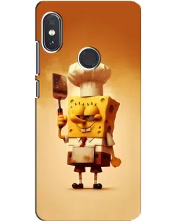 Чехол для Xiaomi Redmi Note 5 Pro с картинкой «Губка Боб повар»