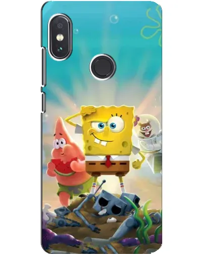 Чехол для Xiaomi Redmi Note 5 Pro с картинкой «Спанч Боб победитель»
