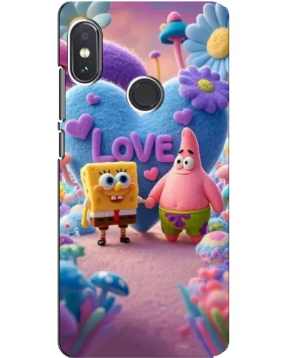 Чехол для Xiaomi Redmi Note 5 Pro с картинкой «Губка Боб Патрик»