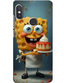 Чехол для Xiaomi Redmi Note 5 Pro с картинкой «Повар Спанч Боб»