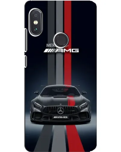 Чехол для Xiaomi Redmi Note 5 Pro с картинкой «Mercedes — белый карбон»