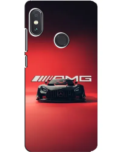 Чехол для Xiaomi Redmi Note 5 Pro с картинкой «Mercedes AMG — красная линия»