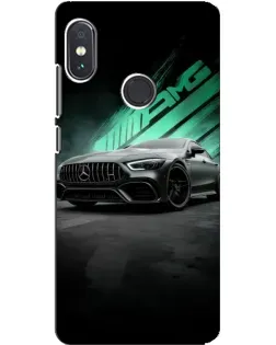 Чехол для Xiaomi Redmi Note 5 Pro с картинкой «Темный Mercedes AMG»