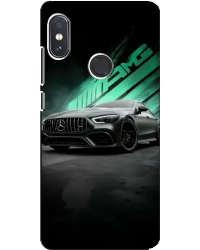 Чехол для Xiaomi Redmi Note 5 Pro с картинкой «Темный Mercedes AMG»