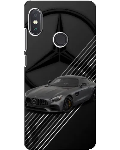 Чехол для Xiaomi Redmi Note 5 Pro с картинкой «Mercedes AMG — графика»