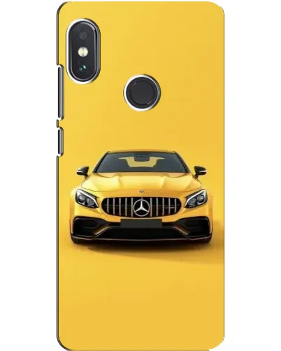 Чехол для Xiaomi Redmi Note 5 Pro с картинкой «Желтый Mercedes GT»