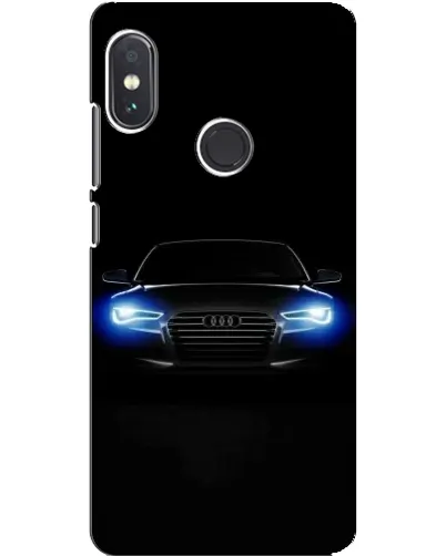Чехол для Xiaomi Redmi Note 5 Pro с картинкой «Audi в неоне»