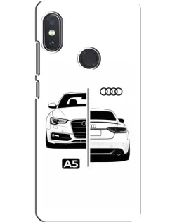 Чехол для Xiaomi Redmi Note 5 Pro с картинкой «Audi — контрастный дизайн» Чехол для Xiaomi Redmi Note 5 Pro с картинкой «Audi — контрастный дизайн»