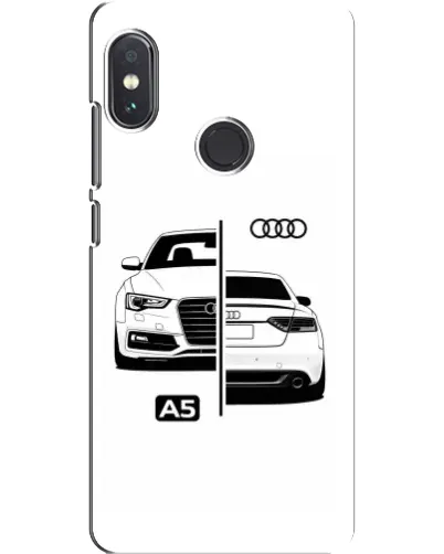 Чехол для Xiaomi Redmi Note 5 Pro с картинкой «Audi — контрастный дизайн»