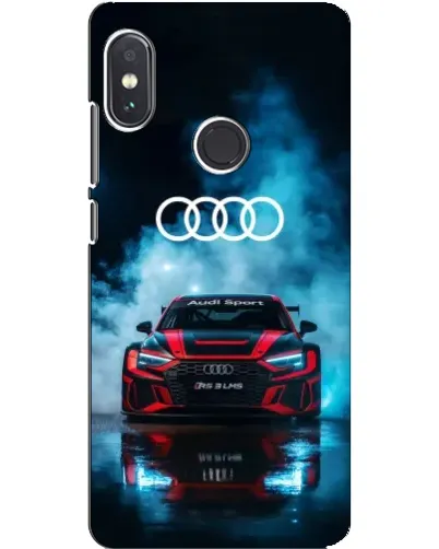 Чехол для Xiaomi Redmi Note 5 Pro с картинкой «Audi Sport — неон»