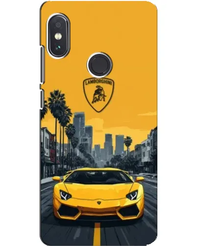 Чехол для Xiaomi Redmi Note 5 Pro с картинкой «Желтый Lamborghini город» Чехол для Xiaomi Redmi Note 5 Pro с картинкой «Желтый Lamborghini город»