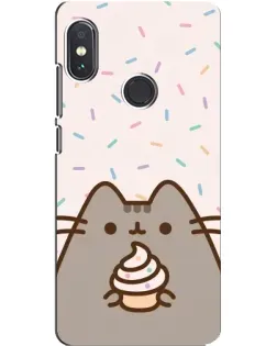 Чохол для Xiaomi Redmi Note 5 Pro з картинкою «Пушин з кексом»