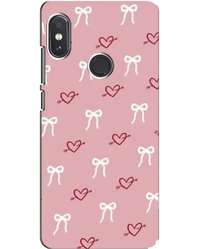 Чехол для Xiaomi Redmi Note 5 Pro с картинкой «Сердца и банты» Чехол для Xiaomi Redmi Note 5 Pro с картинкой «Сердца и банты»
