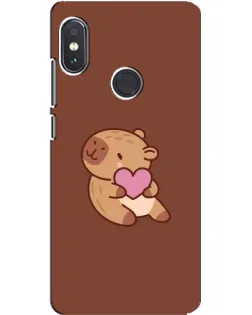 Чехол для Xiaomi Redmi Note 5 Pro с картинкой «Капибара с сердцем» Чехол для Xiaomi Redmi Note 5 Pro с картинкой «Капибара с сердцем»