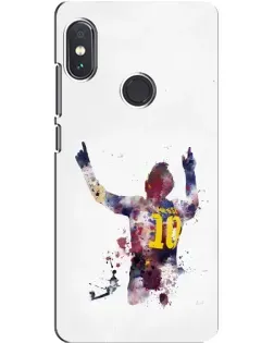 Чехол для Xiaomi Redmi Note 5 Pro с картинкой «Акварельный Месси Барселона»