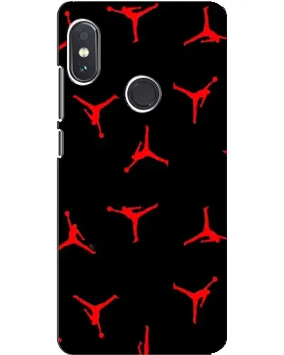 Чехол для Xiaomi Redmi Note 5 с картинкой «Jordan Red Pattern»