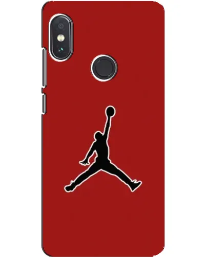 Чехол для Xiaomi Redmi Note 5 с картинкой «Jordan Red Back»