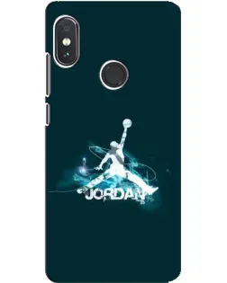 Чехол для Xiaomi Redmi Note 5 с картинкой «Jordan Blue Fire» Чехол для Xiaomi Redmi Note 5 с картинкой «Jordan Blue Fire»