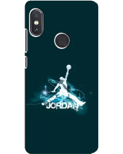 Чехол для Xiaomi Redmi Note 5 с картинкой «Jordan Blue Fire»