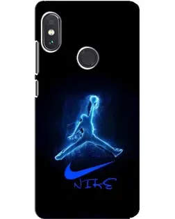 Чехол для Xiaomi Redmi Note 5 с картинкой «Jordan Neon Blue» Чехол для Xiaomi Redmi Note 5 с картинкой «Jordan Neon Blue»