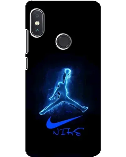 Чехол для Xiaomi Redmi Note 5 с картинкой «Jordan Neon Blue»