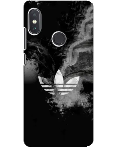 Чехол для Xiaomi Redmi Note 5 с картинкой «Абстрактный дым Adidas»