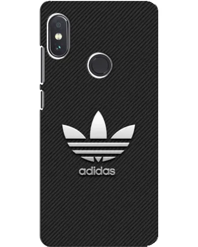 Чехол для Xiaomi Redmi Note 5 с картинкой «Adidas Карбоновая текстура»