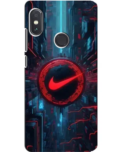 Чохол для Xiaomi Redmi Note 5 з картинкою «Техногенний стиль Nike»