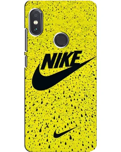 Чохол для Xiaomi Redmi Note 5 з картинкою «Жовтий текстурний Nike»