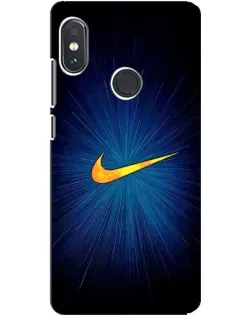 Чехол для Xiaomi Redmi Note 5 с картинкой «Синий пульс Nike» Чехол для Xiaomi Redmi Note 5 с картинкой «Синий пульс Nike»
