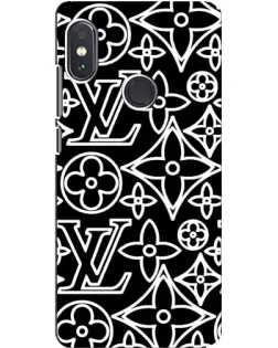 Чехол для Xiaomi Redmi Note 5 с картинкой «Черно-белый узор LV» Чехол для Xiaomi Redmi Note 5 с картинкой «Черно-белый узор LV»