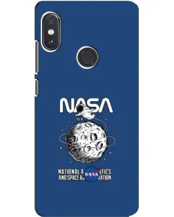 Чохол для Xiaomi Redmi Note 5 з картинкою «NASA — місячна місія»