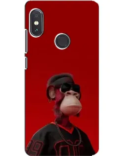 Чехол для Xiaomi Redmi Note 5 с картинкой «Bored Ape в красном» Чехол для Xiaomi Redmi Note 5 с картинкой «Bored Ape в красном»