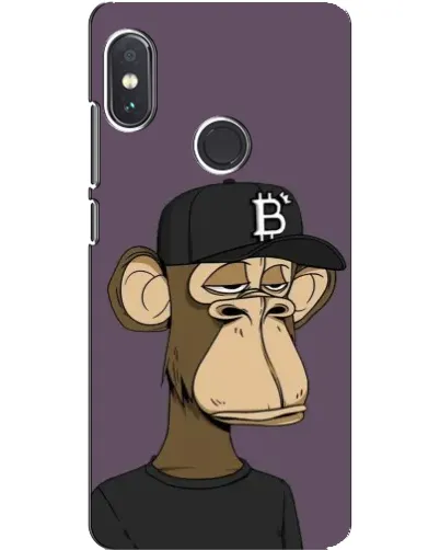 Чехол для Xiaomi Redmi Note 5 с картинкой «Bored Ape в кепке»
