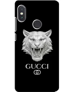 Чохол для Xiaomi Redmi Note 5 з картинкою «Gucci — срібний лев»