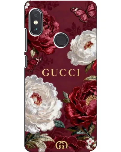 Чехол для Xiaomi Redmi Note 5 с картинкой «Gucci — бордовые розы» Чехол для Xiaomi Redmi Note 5 с картинкой «Gucci — бордовые розы»