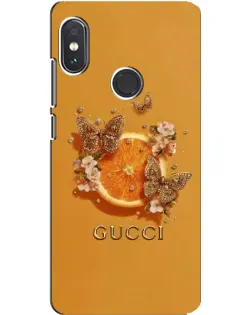 Чохол для Xiaomi Redmi Note 5 з картинкою «Gucci — золоті метелики»