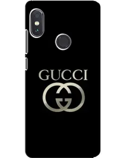 Чохол для Xiaomi Redmi Note 5 з картинкою «Gucci — золото на чорному»