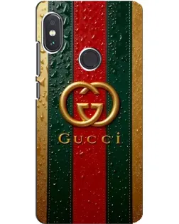 Чохол для Xiaomi Redmi Note 5 з картинкою «Gucci — фірмова смуга та золото»