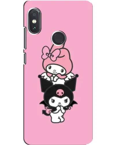 Чехол для Xiaomi Redmi Note 5 с картинкой «My Melody и Kuromi»