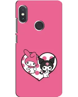 Чехол для Xiaomi Redmi Note 5 с картинкой «Kuromi и My Melody» Чехол для Xiaomi Redmi Note 5 с картинкой «Kuromi и My Melody»
