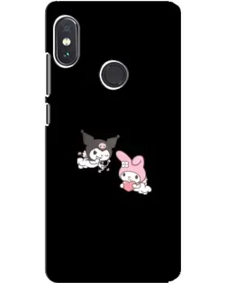 Чехол для Xiaomi Redmi Note 5 с картинкой «My Melody и Kuromi» Чехол для Xiaomi Redmi Note 5 с картинкой «My Melody и Kuromi»