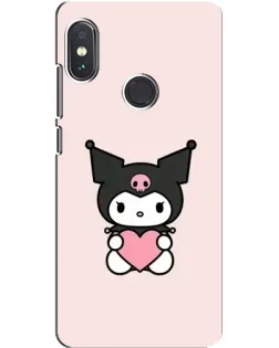Чехол для Xiaomi Redmi Note 5 с картинкой «Kuromi и сердце» Чехол для Xiaomi Redmi Note 5 с картинкой «Kuromi и сердце»