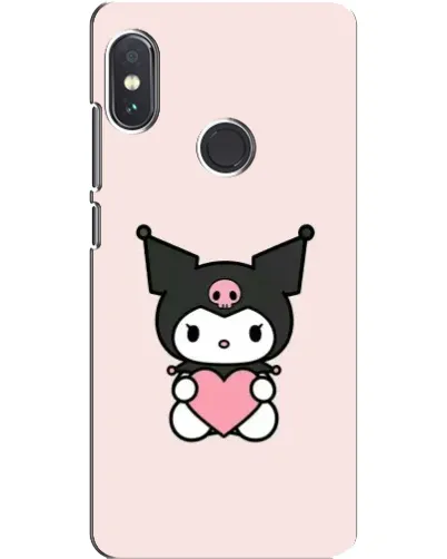 Чехол для Xiaomi Redmi Note 5 с картинкой «Kuromi и сердце»